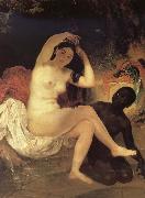 Karl Briullov Bathsheba oil